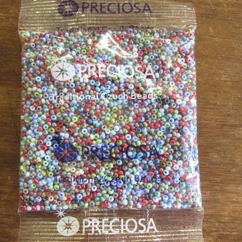 チェコ産 preciosa プレシオサ チェコ シード ビーズ 40g 11点