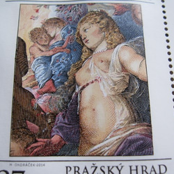 コラージュ素材19　チェコの切手シート　７　ルーベンス 2枚目の画像