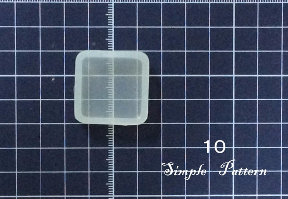 【シリコン型】シンプルパターン10　レジン型抜き　モールド 2枚目の画像