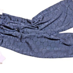【送料無料】水玉織り模様のフレアパンツ　 4枚目の画像