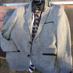 真鍮/ブラス製フレア・ユリ型ネクタイピン(タイバー)1個　ネクタイ・ポケットの飾りに 4枚目の画像