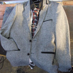 真鍮/ブラス製クロス型ネクタイピン(タイバー)1個　ネクタイ・ポケットの飾りに 4枚目の画像