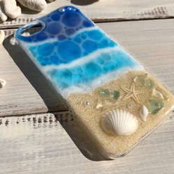 售完iPhone 5s / SE藍色海星便攜包 第2張的照片