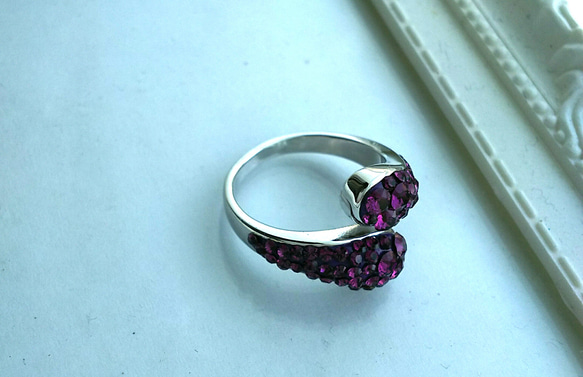 〜施華洛世奇〜羅森戒指（紫水晶）@ Glue Deco 第2張的照片