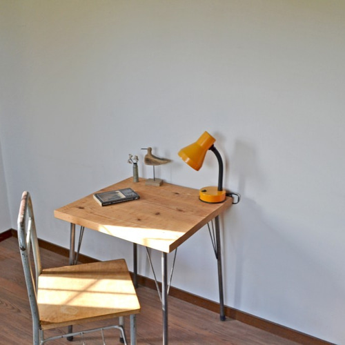 Old Ashiba Cafe table 60 iron leg 机・デスク Franck 通販 11618259