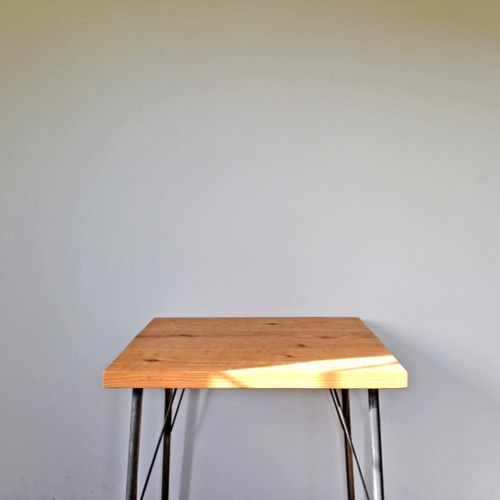 Old Ashiba Cafe table 60 iron leg 机・デスク Franck 通販 11618259