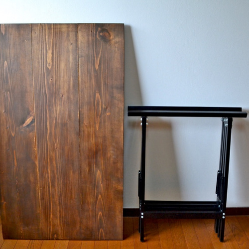 Sawhorse Table 120 Antique Folding 机・デスク Franck 通販 3005519  