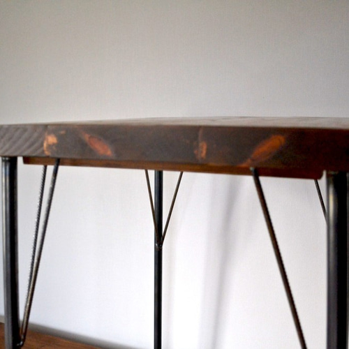 いいスタイル Antique Franck ダイニングテーブル leg iron 60 table Cafe テーブル・机