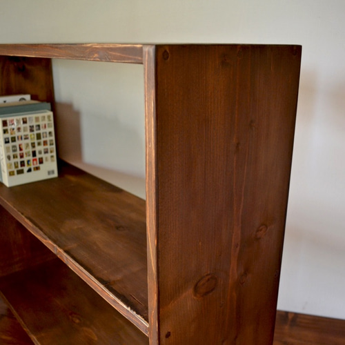 Antique Book open Shelf Caster 本棚・絵本棚・マガジンラック Franck  