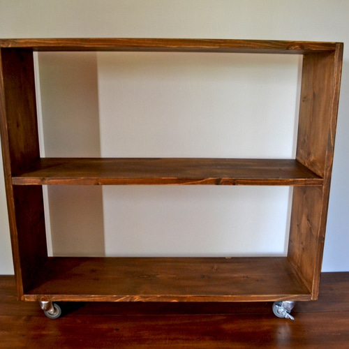 Antique Book open Shelf Caster