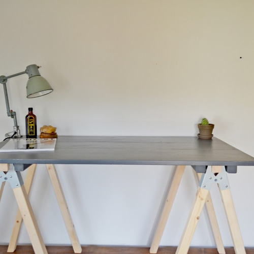 Sawhorse Concrete Table 120 Ver.2 机・デスク Franck 通販 Sawhorse Concrete Table 120 Ver.2 机・デスク Franck 通販