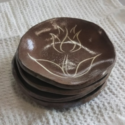 チューリップ紋 小皿  【予約商品】 4枚目の画像