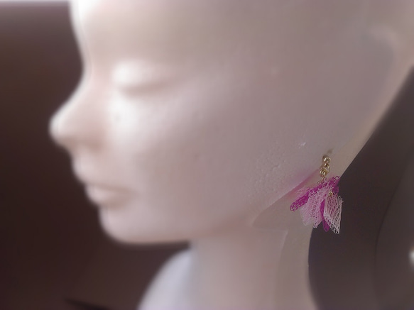 Parisモンマルトルのチュチュピアス～小さなピンクの春 3枚目の画像