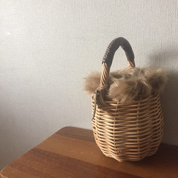 まとめ買いでお得 現品限り＊ワンハンドルアナログカゴバック かごバッグ casca バッグ