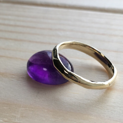 simple gold ring No.1 （K10） sold 2枚目の画像