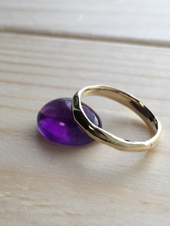 simple gold ring No.1 （K10） sold 2枚目の画像