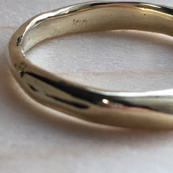 simple gold ring No.1 （K10） sold 3枚目の画像
