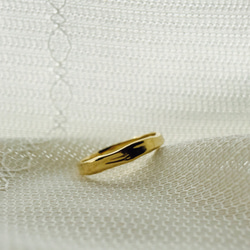 sold simple gold ring No.2 （K10） 一点物 3枚目の画像