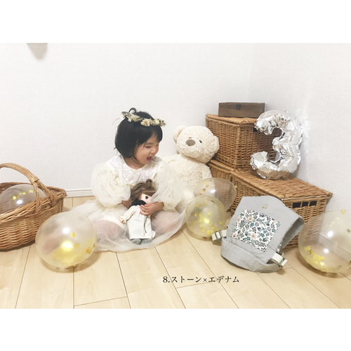 ドールキャリア　オーダーページ　リバティ 受注制作】ドールキャリア 人形用抱っこ紐 3歳〜6歳サイズ ポケット