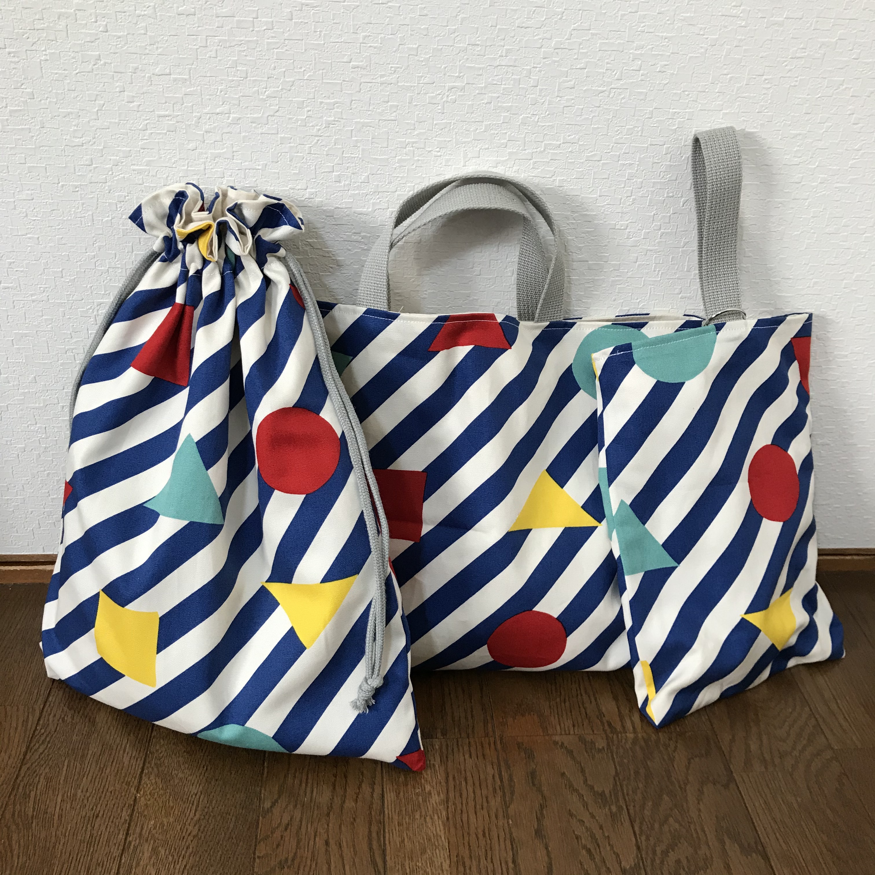★入園、入学★レッスンバッグ、お着替え袋、シューズ袋セット