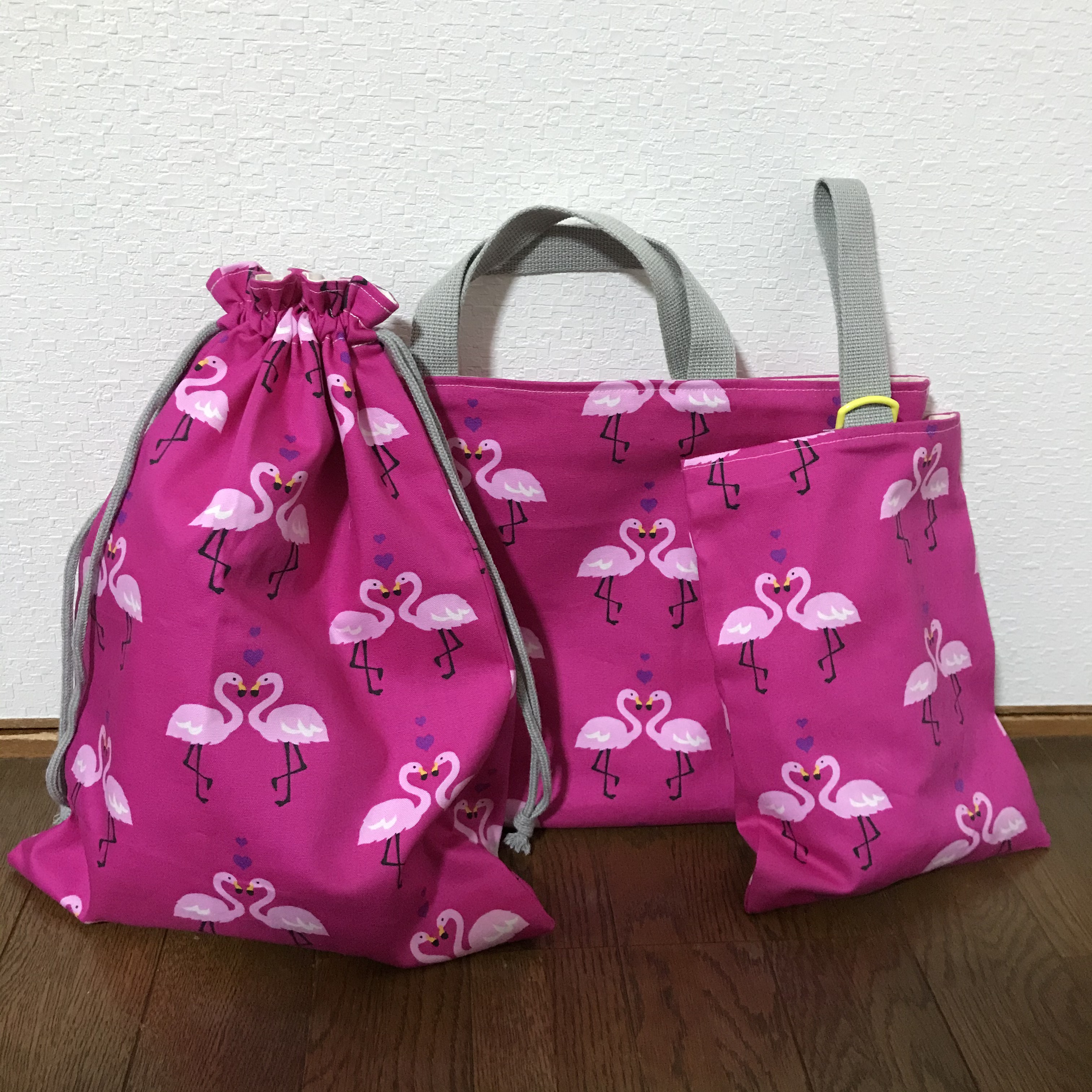 ★入園、入学★レッスンバッグ、お着替え袋、シューズ袋セット