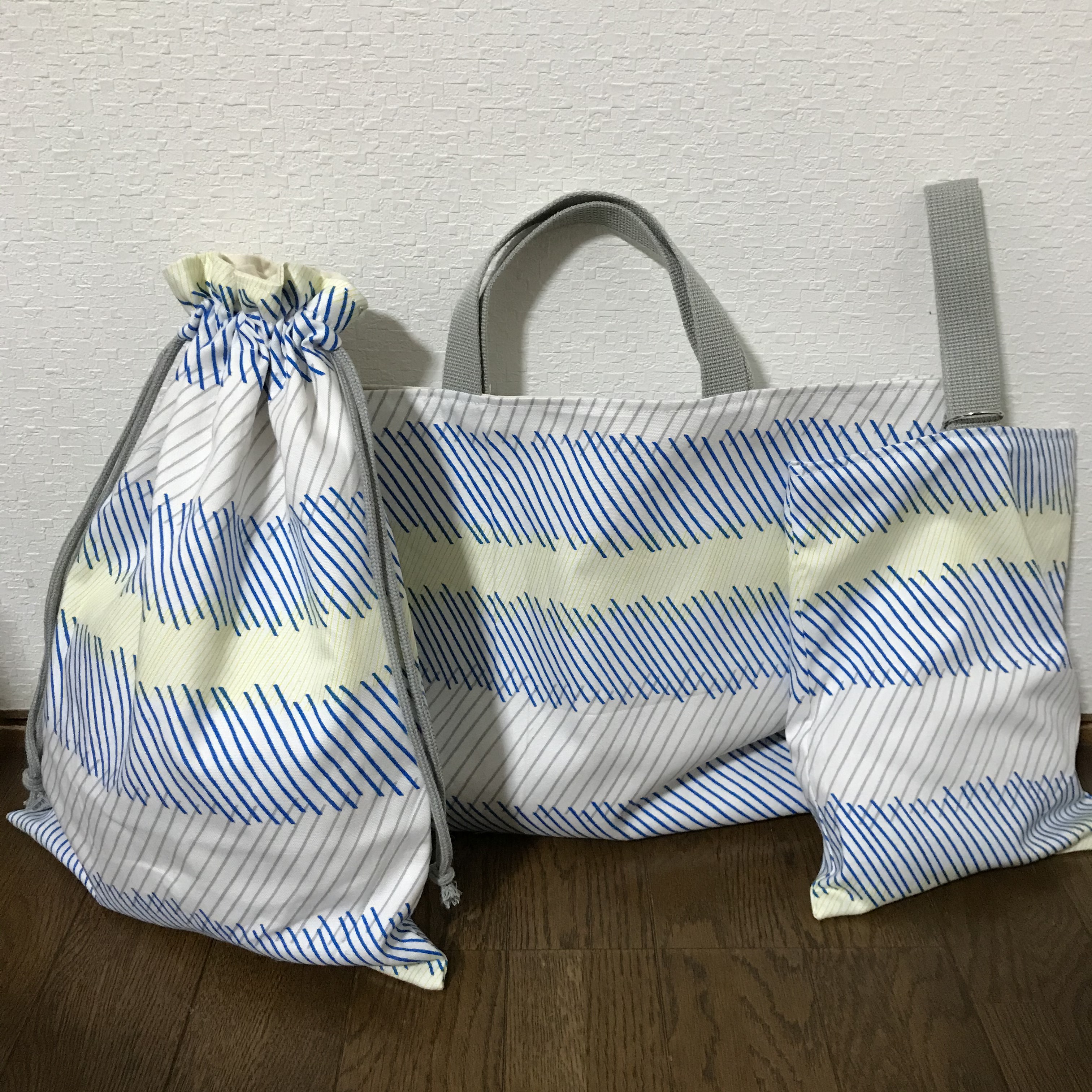 【再販】★入園、入学★レッスンバッグ、お着替え袋、シューズ袋セット