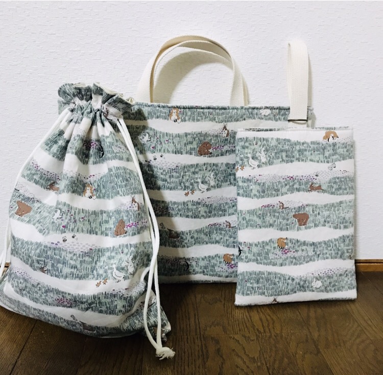 【再販】★入園、入学★レッスンバッグ、お着替え袋、シューズ袋セット