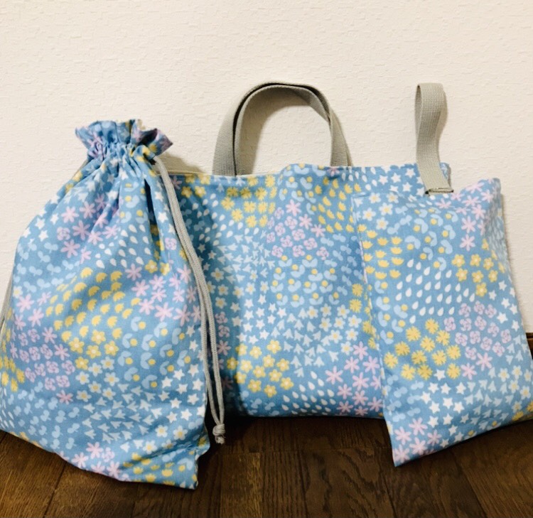 ★入園、入学★レッスンバッグ、お着替え袋、シューズ袋セット