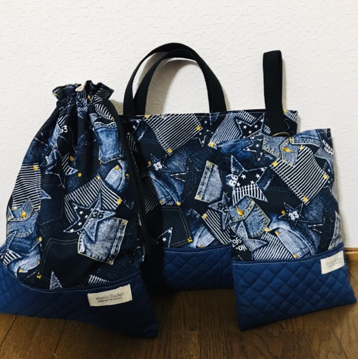 【再販】★入園、入学★レッスンバッグ、お着替え袋、シューズ袋セット