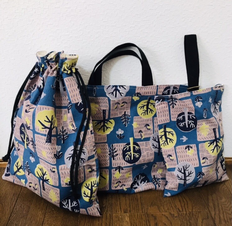 【再販】★入園、入学★レッスンバッグ、お着替え袋、シューズ袋セット