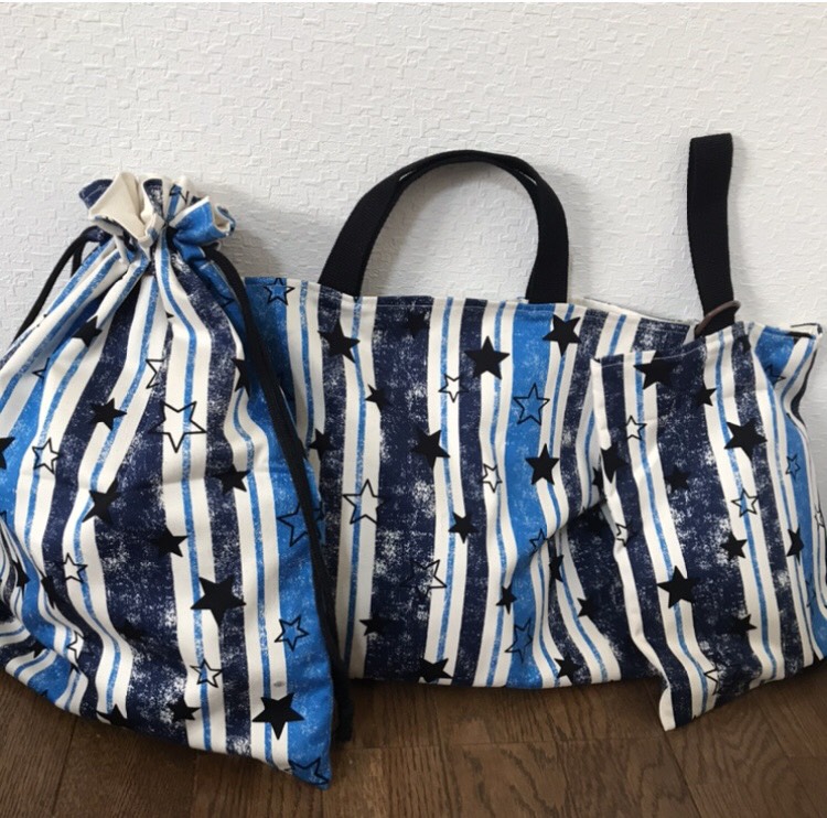 ★入園、入学★レッスンバッグ、お着替え袋、シューズ袋セット