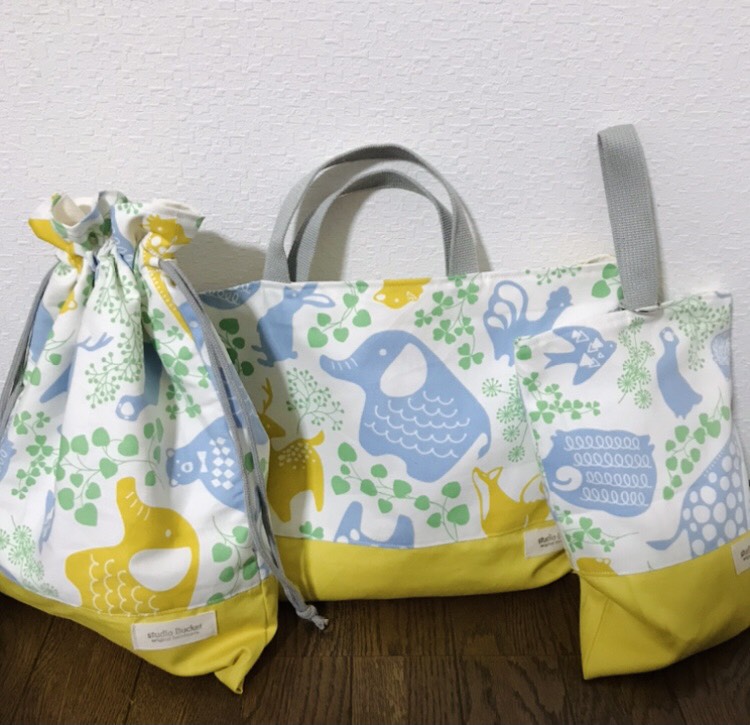 【再販】★入園、入学★レッスンバッグ、お着替え袋、シューズ袋セット