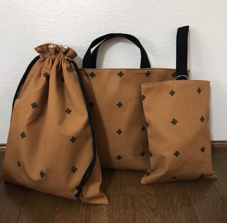 【再販】★入園、入学★レッスンバッグ、お着替え袋、シューズ袋セット　R