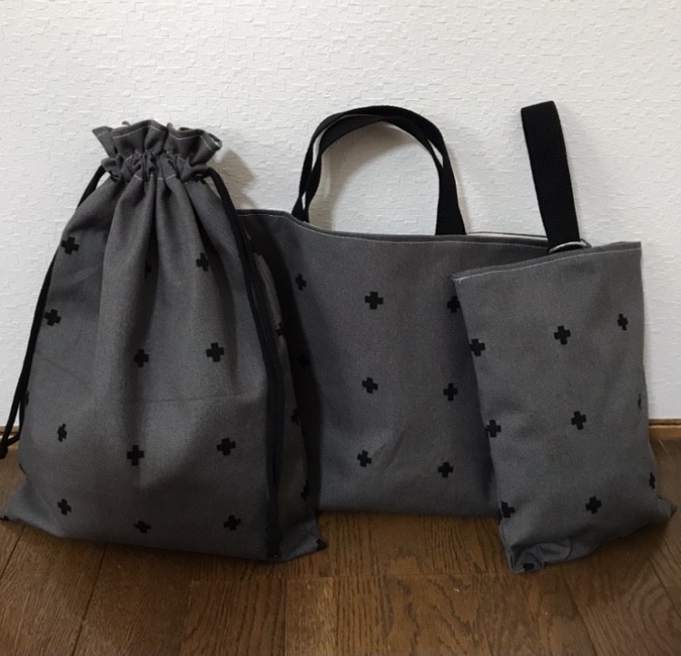 【再販】★入園、入学★レッスンバッグ、お着替え袋、シューズ袋セット　G