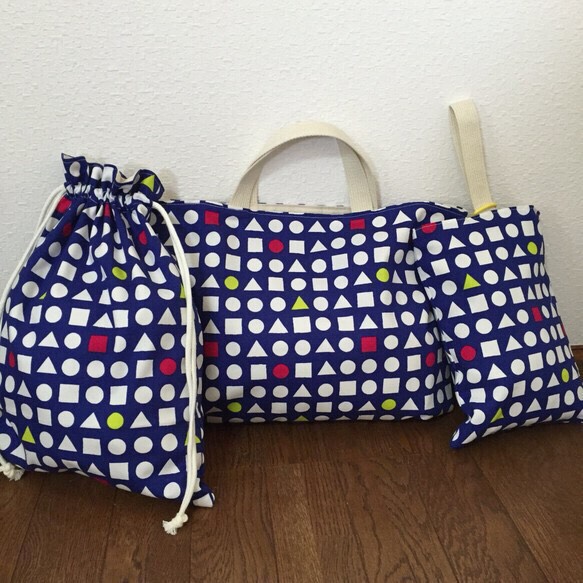 ★入園、入学★レッスンバッグ、お着替え袋、シューズ袋セット