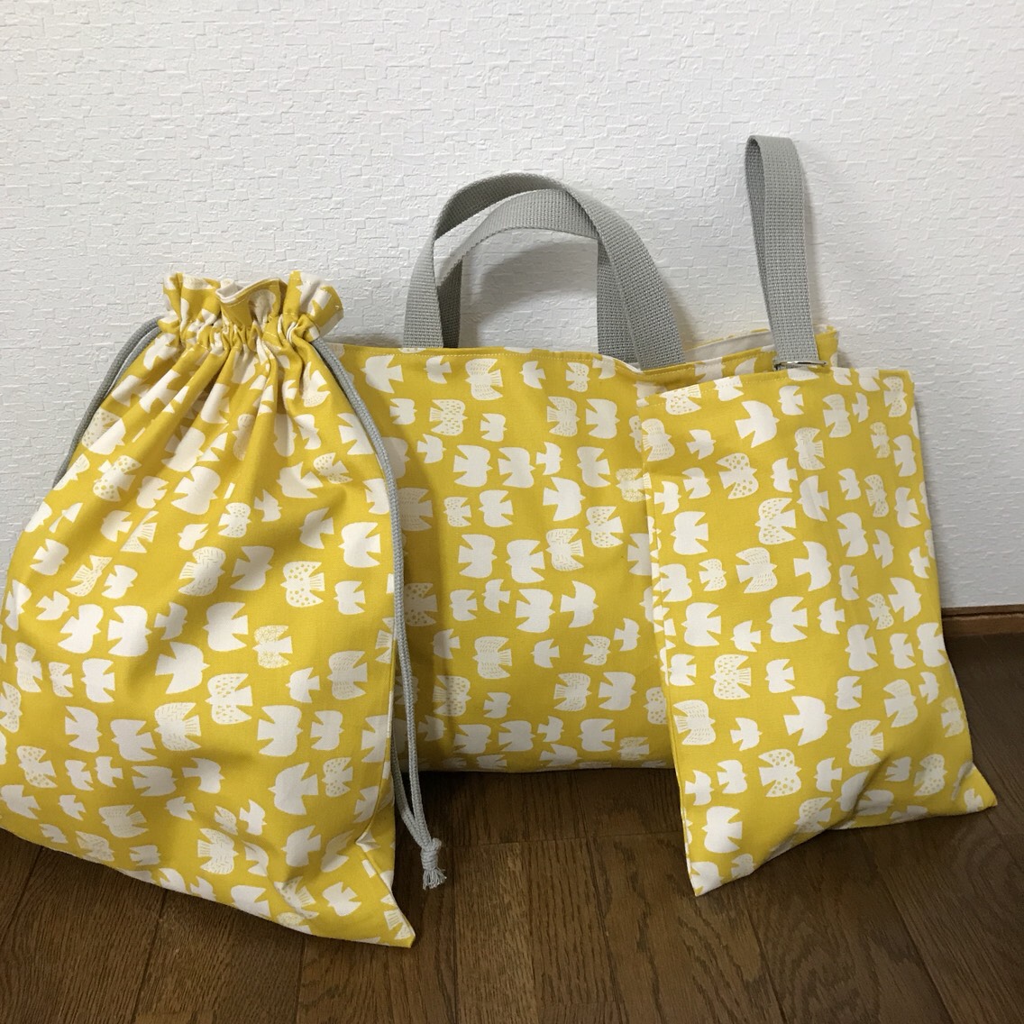 ★入園、入学★レッスンバッグ、お着替え袋、シューズ袋セット