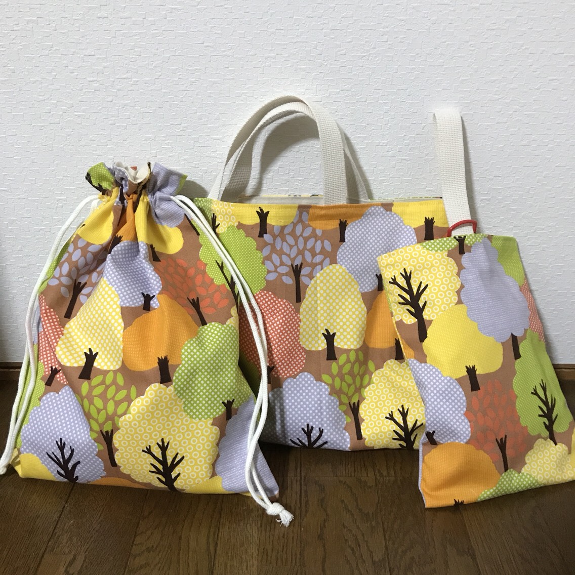 【再販】★入園、入学★レッスンバッグ、お着替え袋、シューズ袋セット