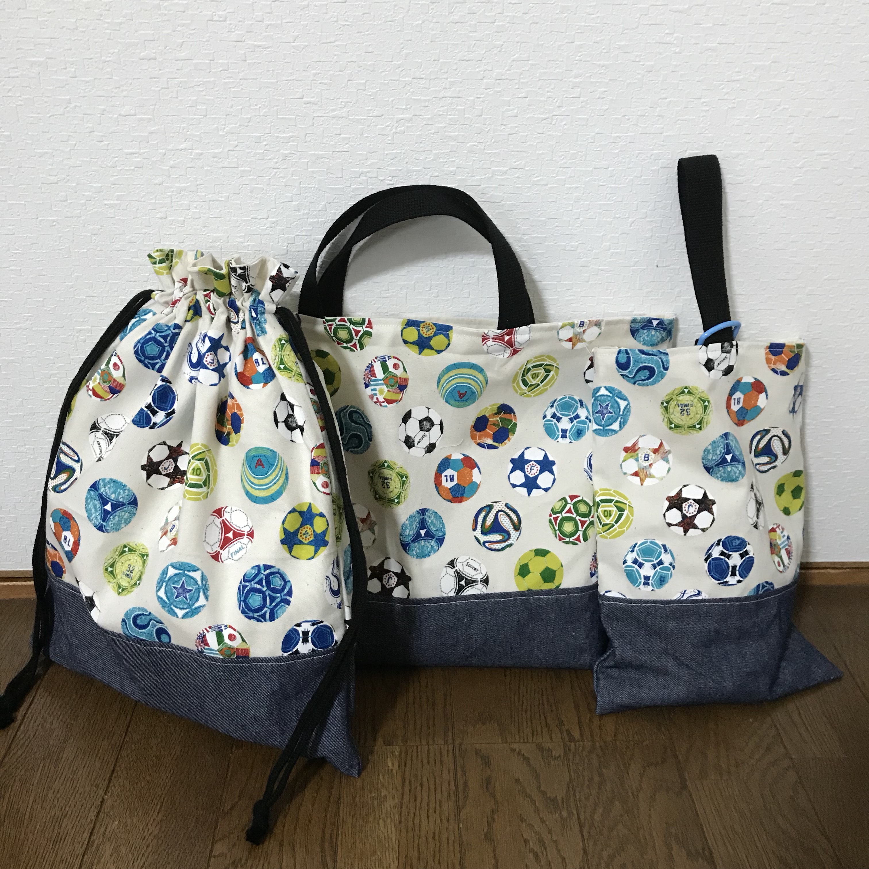 【再販】★入園、入学★レッスンバッグ、お着替え袋、シューズ袋セット