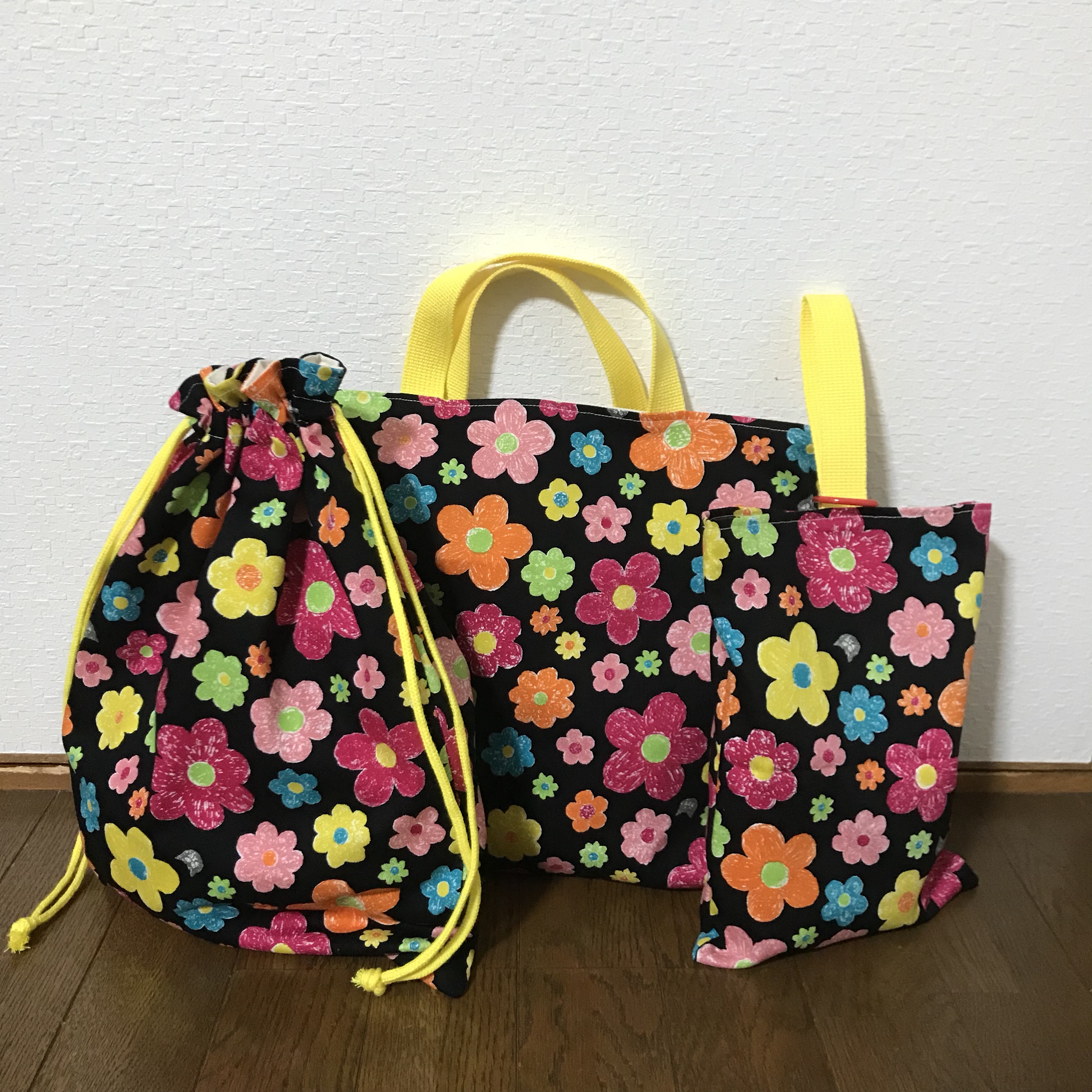 ★入園、入学★レッスンバッグ、お着替え袋、シューズ袋セット