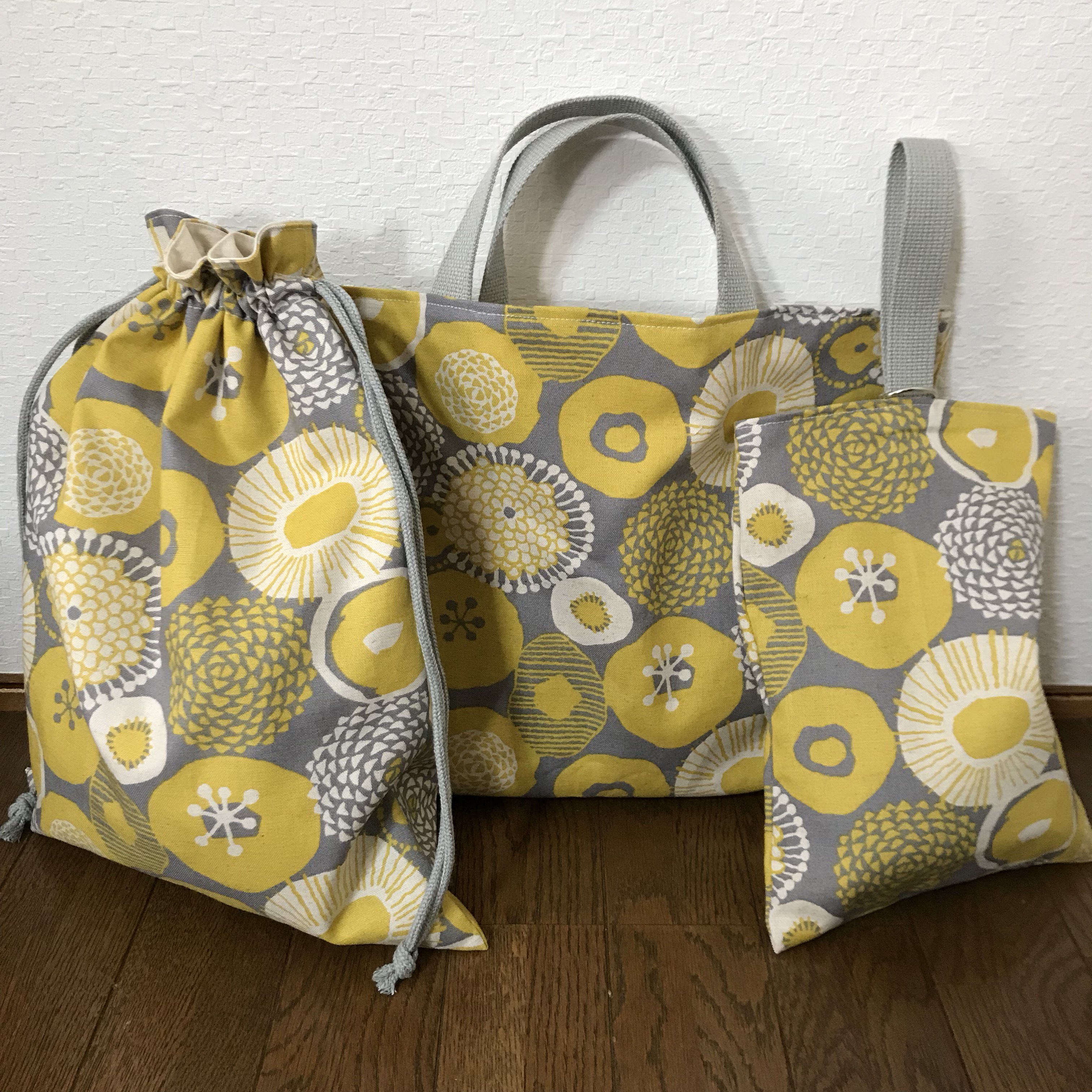 ★入園、入学★レッスンバッグ、お着替え袋、シューズ袋セット