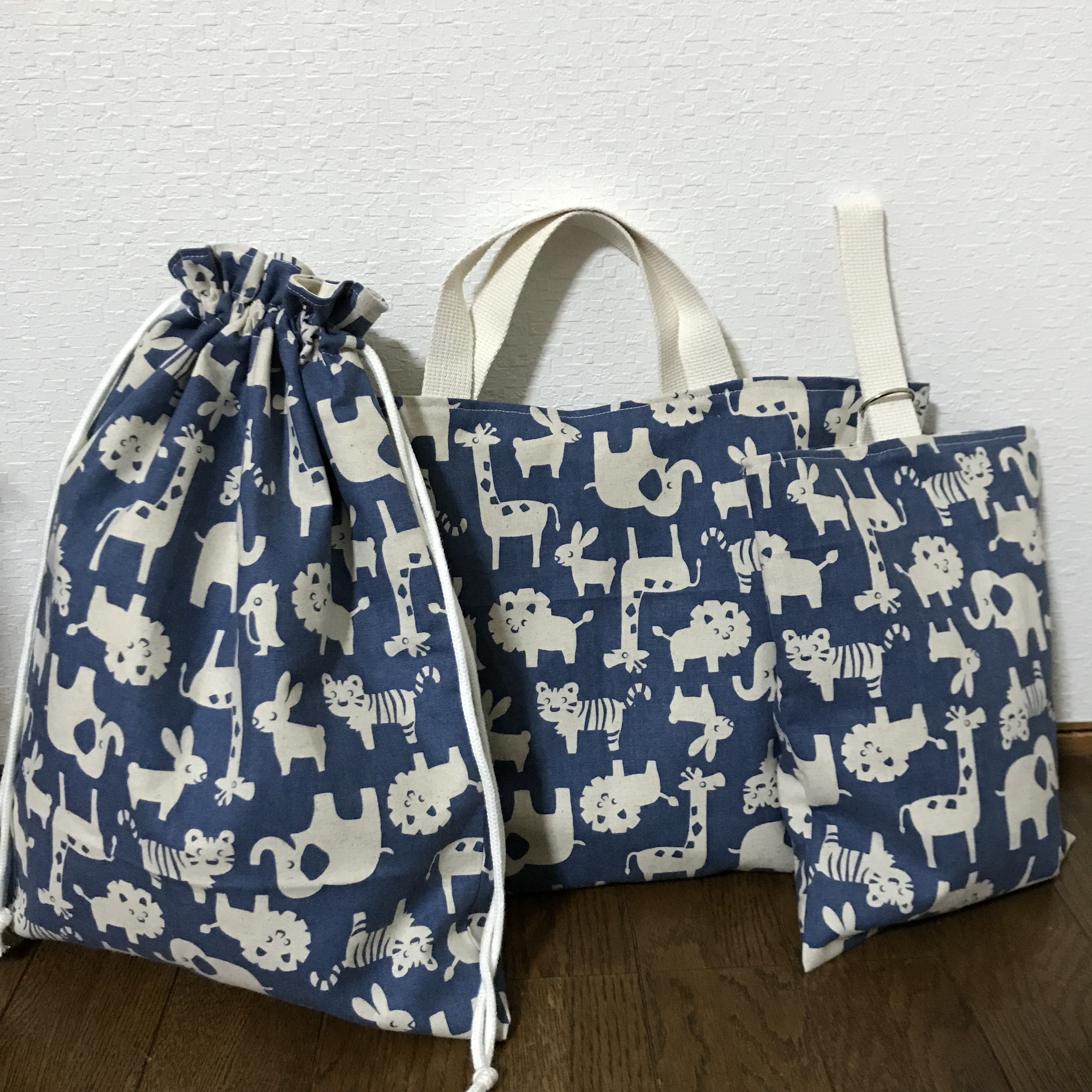 ★入園、入学★レッスンバッグ、お着替え袋、シューズ袋セット