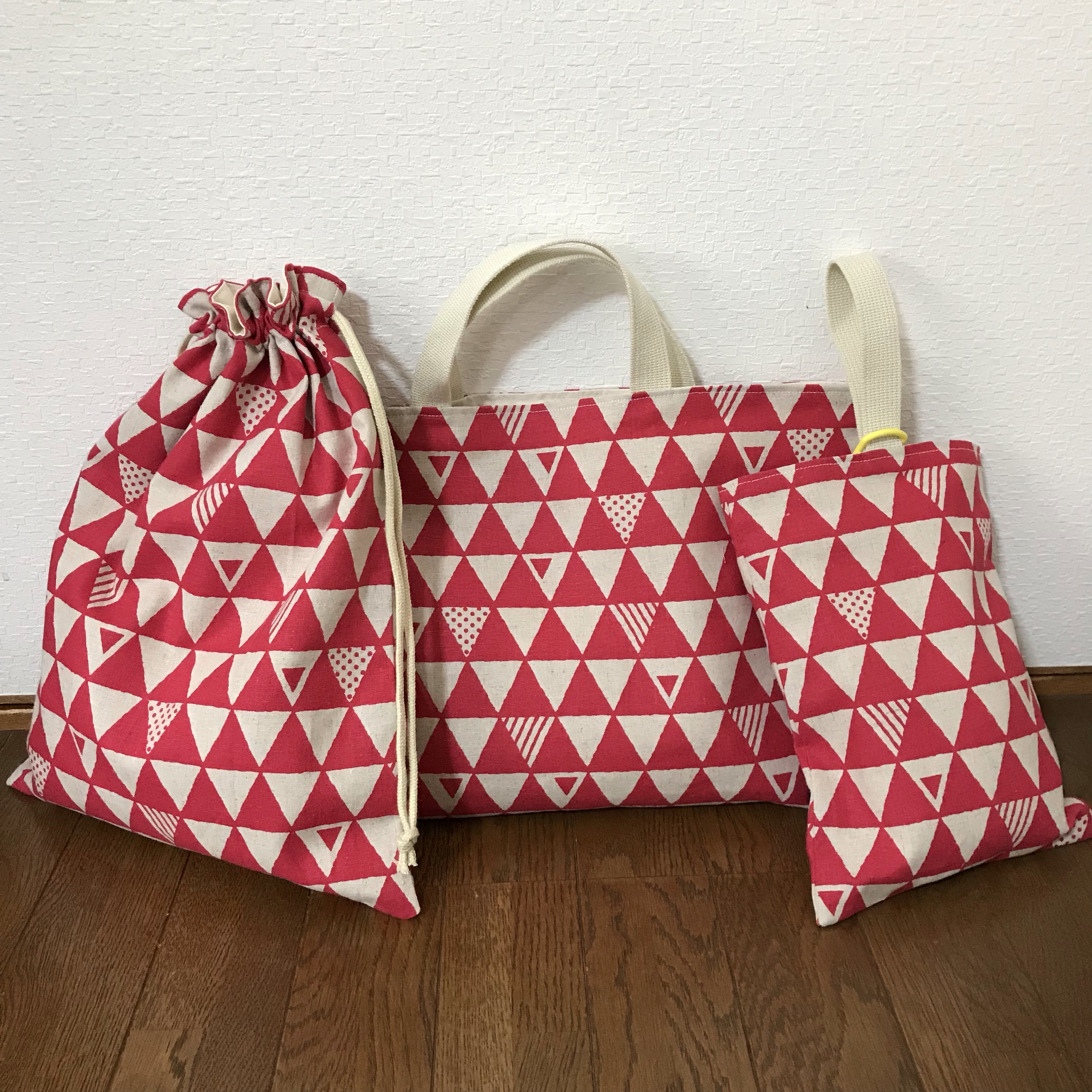 ★入園、入学★レッスンバッグ、お着替え袋、シューズ袋セット