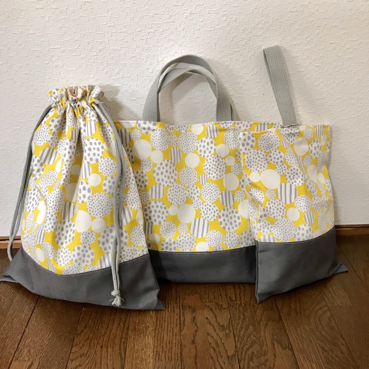 【再販】★入園、入学★レッスンバッグ、お着替え袋、シューズ袋セット