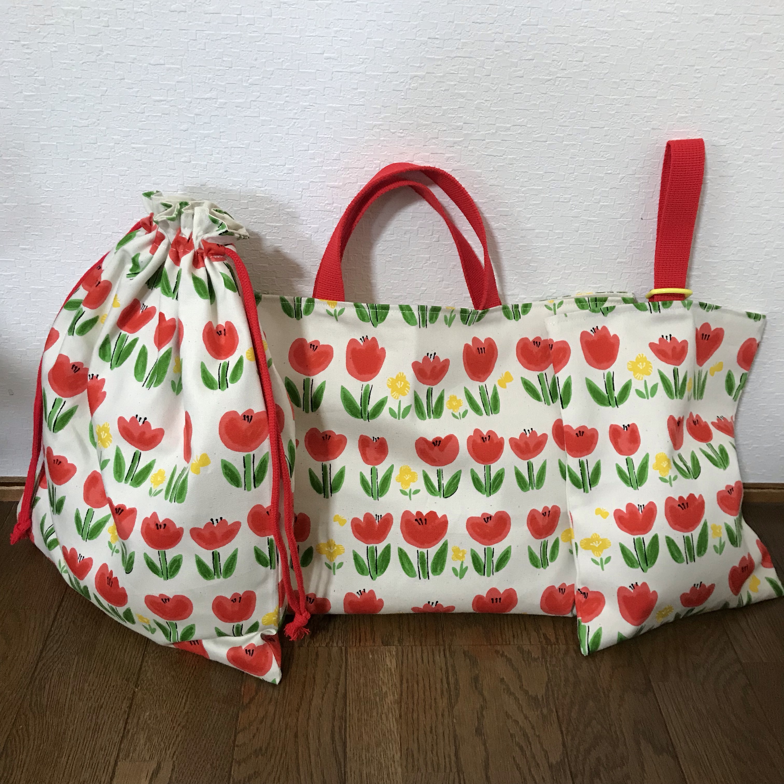 【再販】★入園、入学★レッスンバッグ、お着替え袋、シューズ袋セット