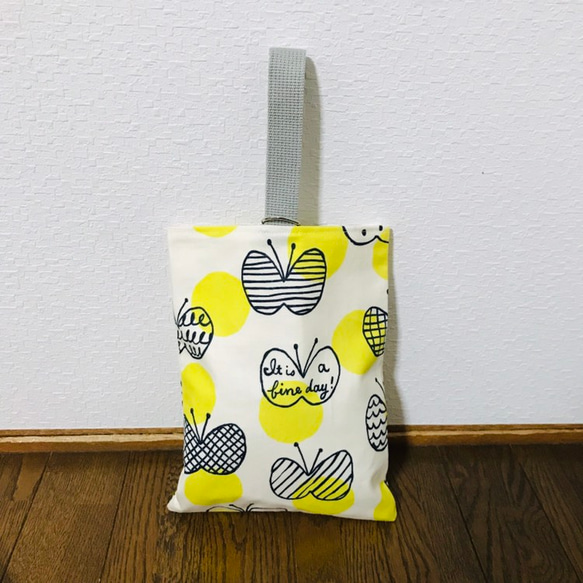 ちょうちょのシューズ袋 1枚目の画像