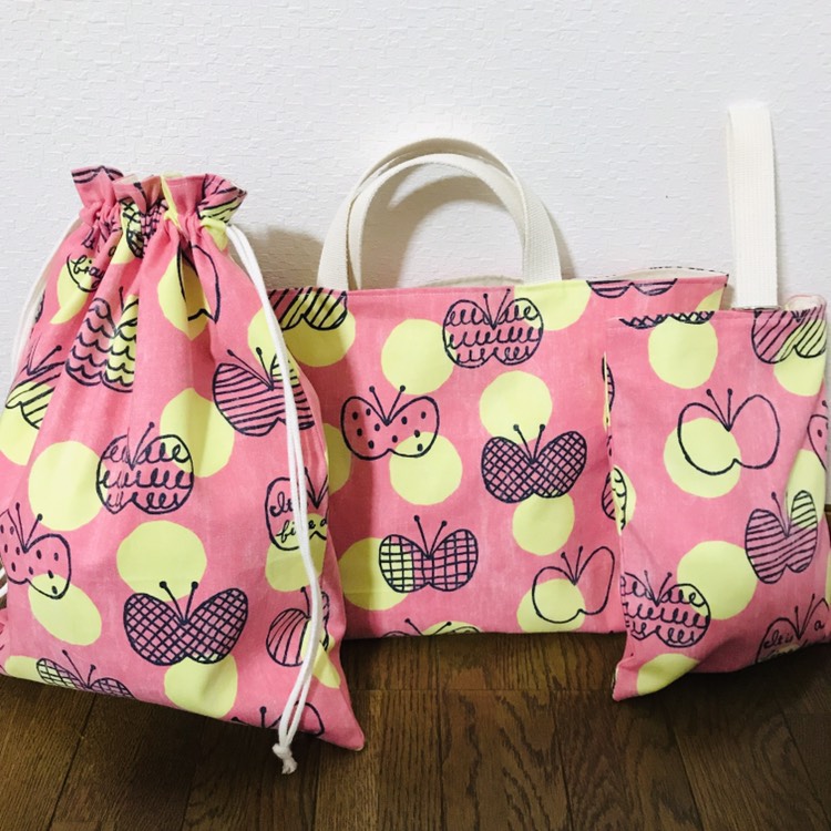 【再販】★入園、入学★レッスンバッグ、お着替え袋、シューズ袋セット
