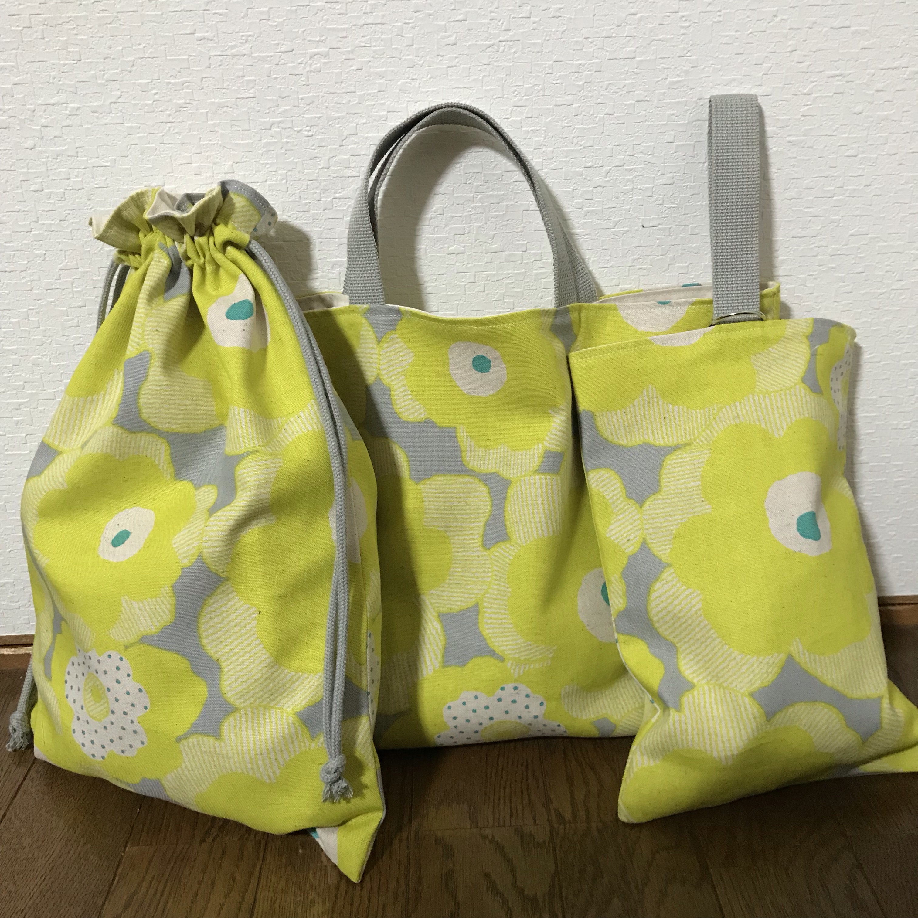 ★入園、入学★レッスンバッグ、お着替え袋、シューズ袋セット