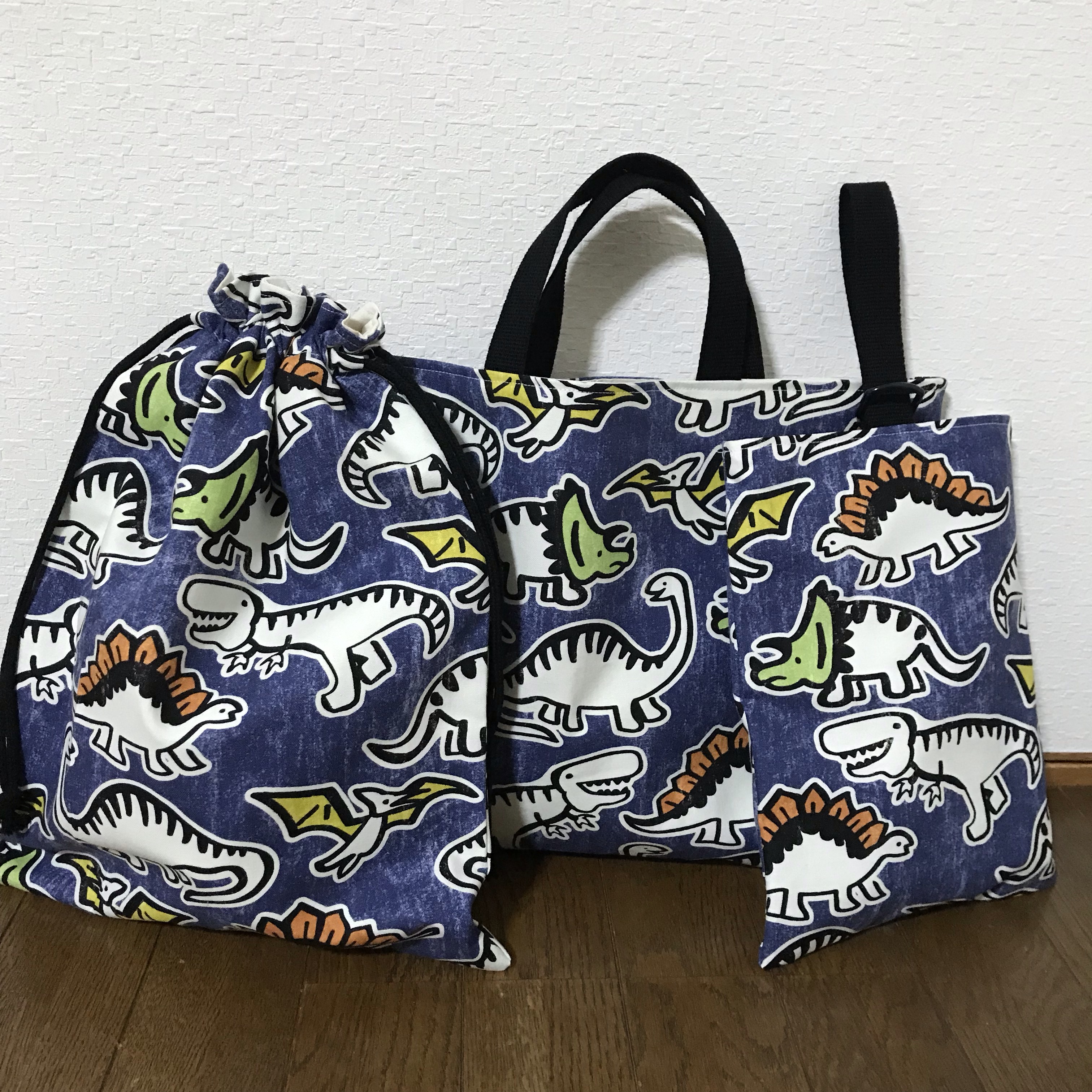 ★入園、入学★レッスンバッグ、お着替え袋、シューズ袋セット