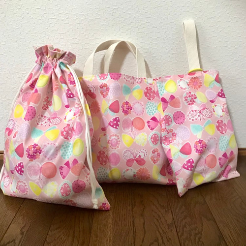 人気シリーズ♡ピンクほんわかお花柄シリーズ 入園入学セット