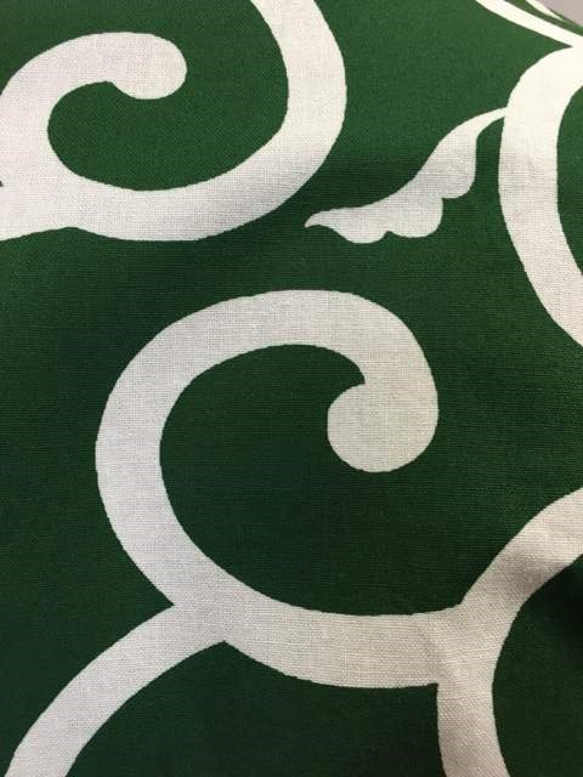 お客様注文分　半袖和柄シャツ（大唐草模様）緑 4枚目の画像